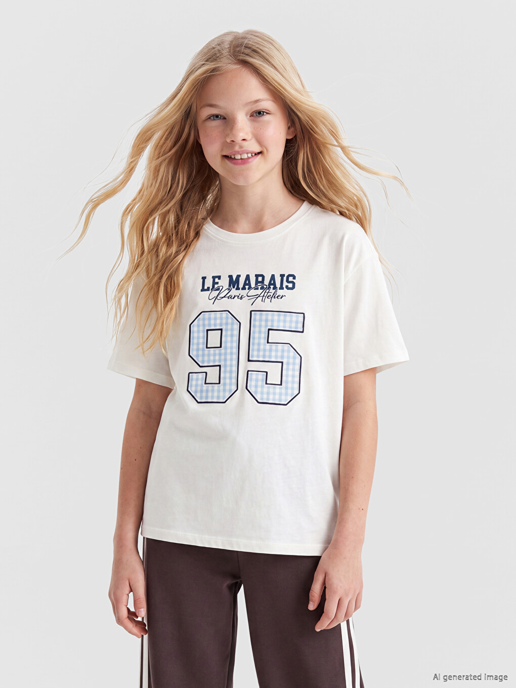 Paris Printed Girls' T-shirt