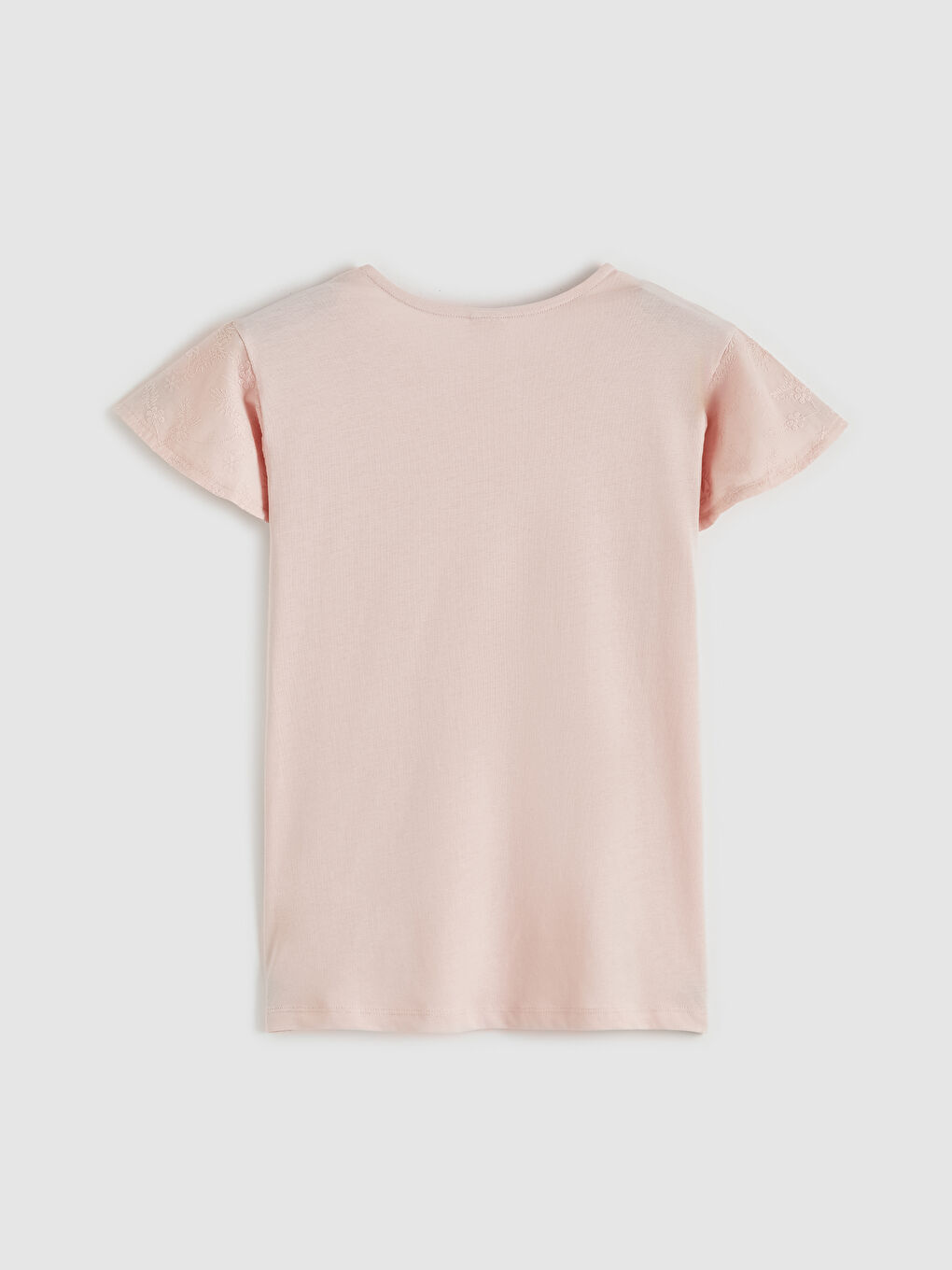 Қыздар қызғылт Футболка-1