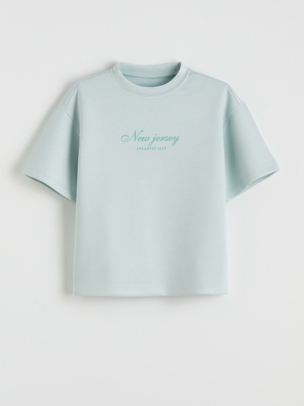 Printed Girls' Tee and Trousers.-1