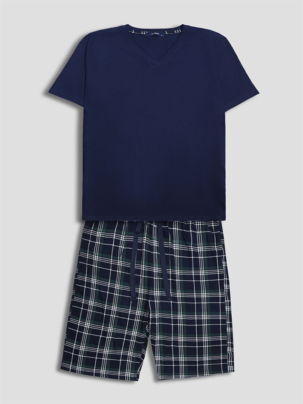 Man NAVY Shortie Pyjama Set