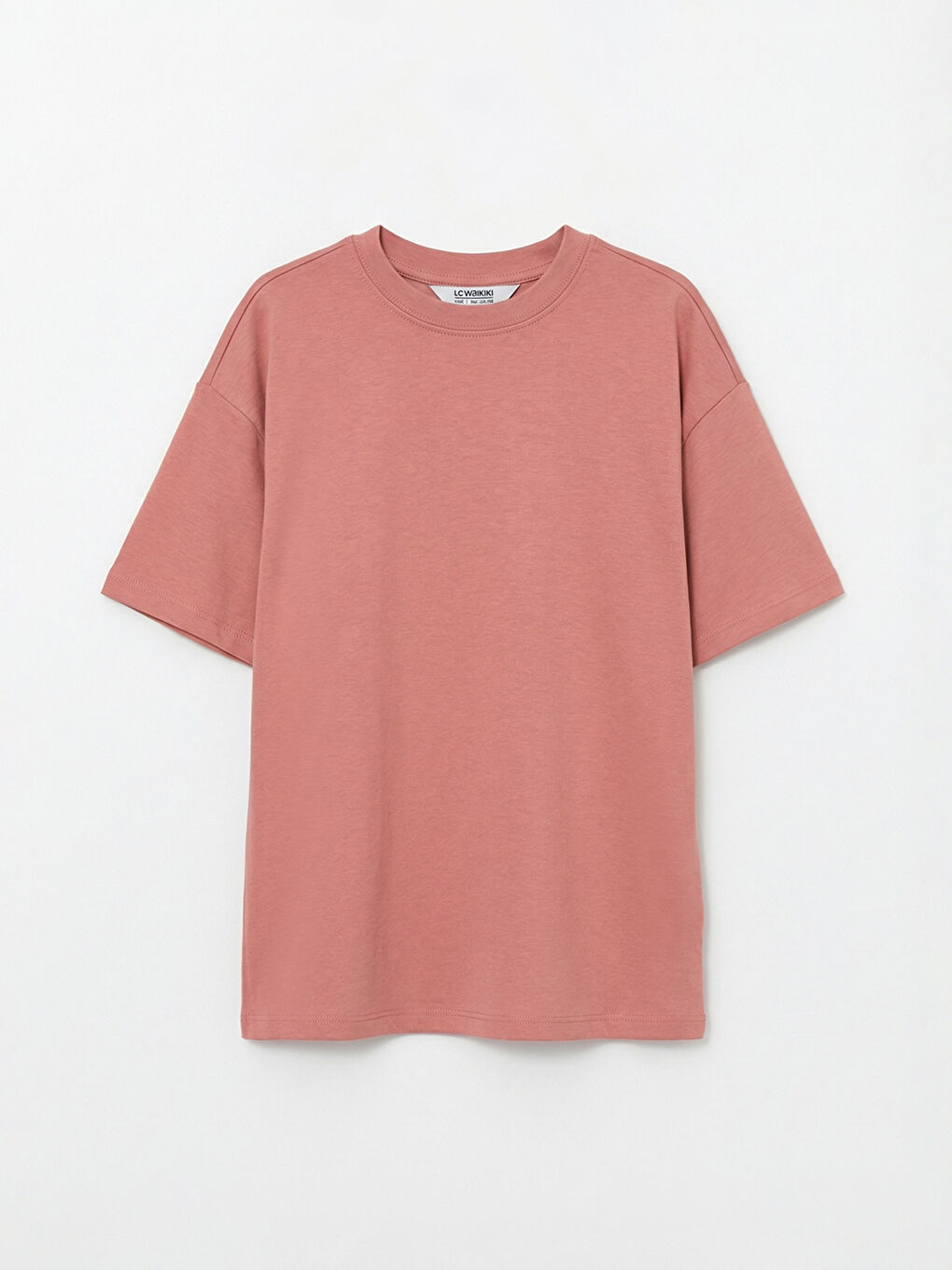 Pembe Kız Çocuk Kısa Kollu Soft Touch Tişört ve Tayt-1