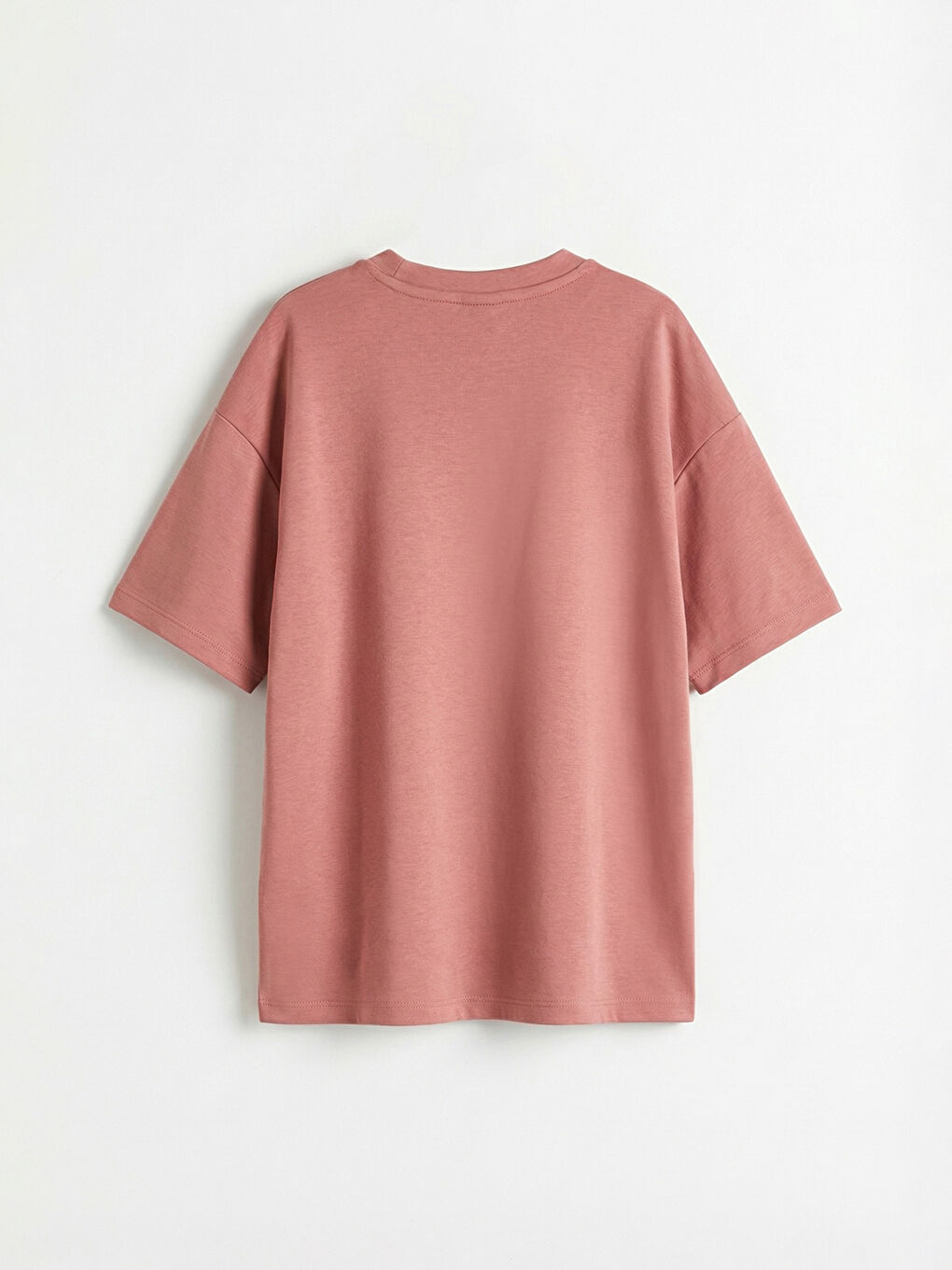 Pembe Kız Çocuk Kısa Kollu Soft Touch Tişört ve Tayt-2