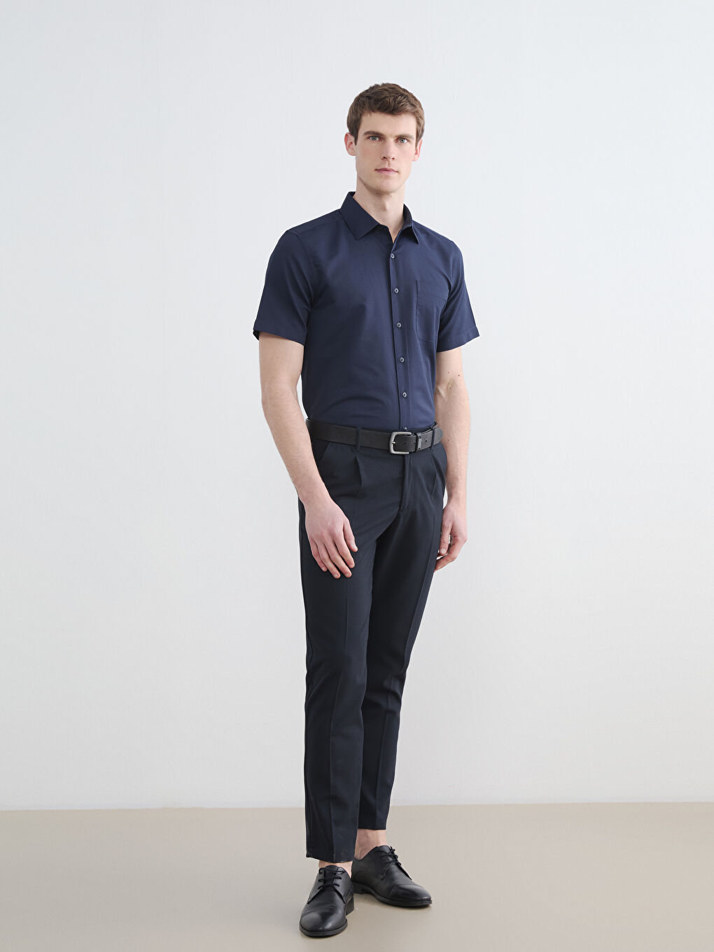Regular Fit Patterned Men's Shirt-1