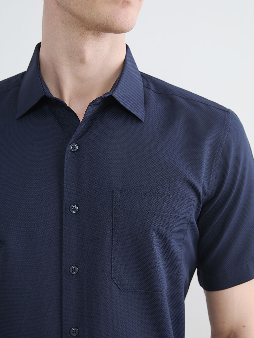 Regular Fit Patterned Men's Shirt-2