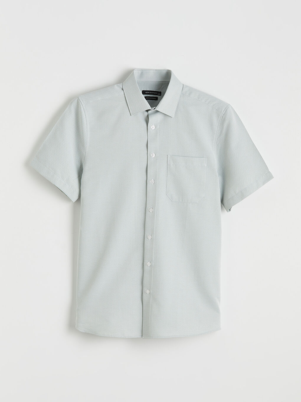 Yeşil Regular Fit Desenli Erkek Gömlek-4