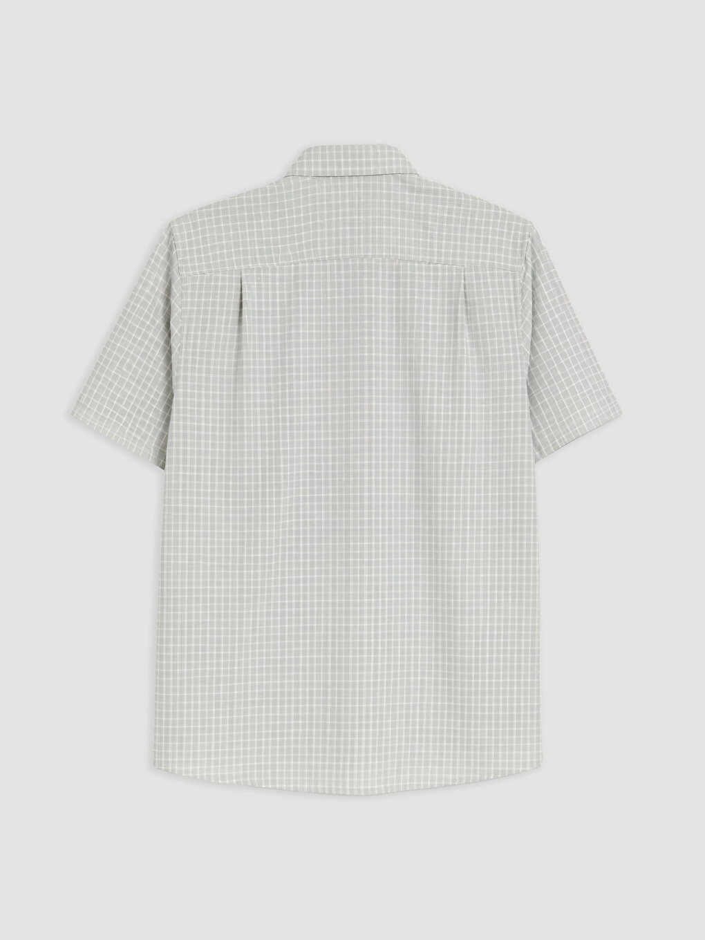 Yeşil Regular Fit Ekose Erkek Gömlek-1