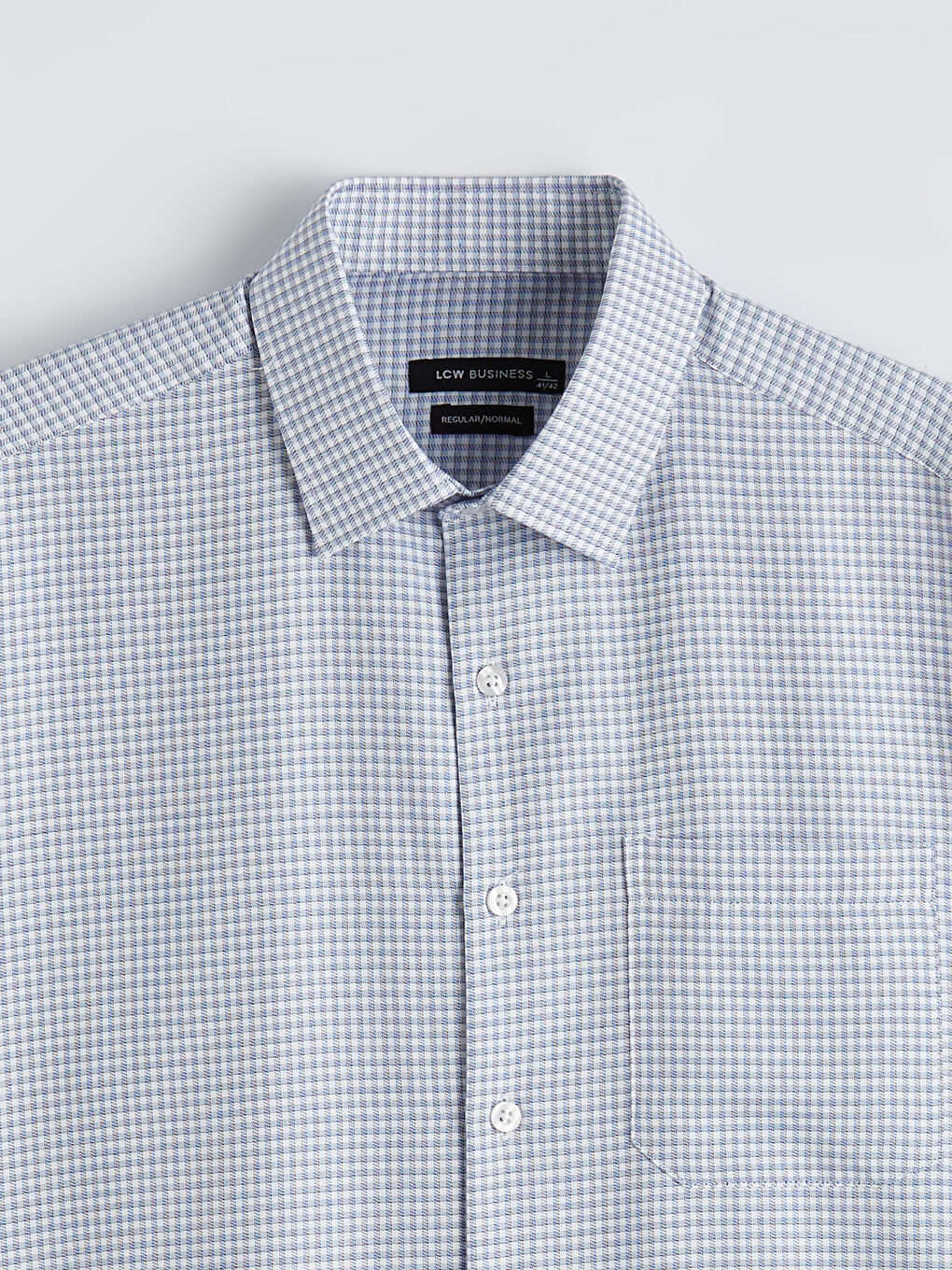 Mavi Regular Fit Ekose Erkek Gömlek-4