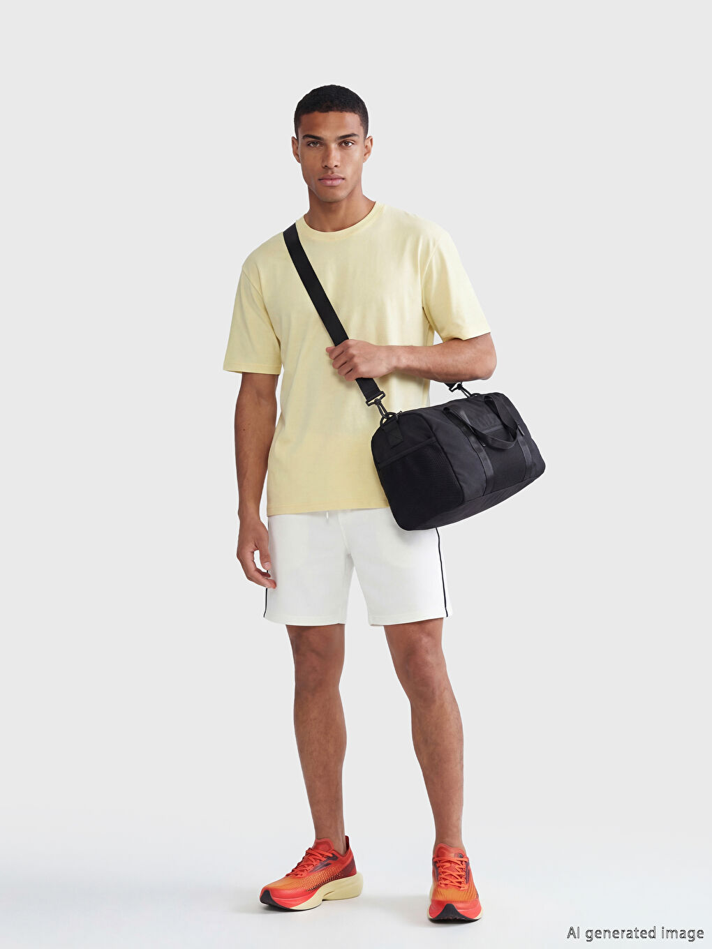 Crew Neck Men's Sports T-Shirt-1