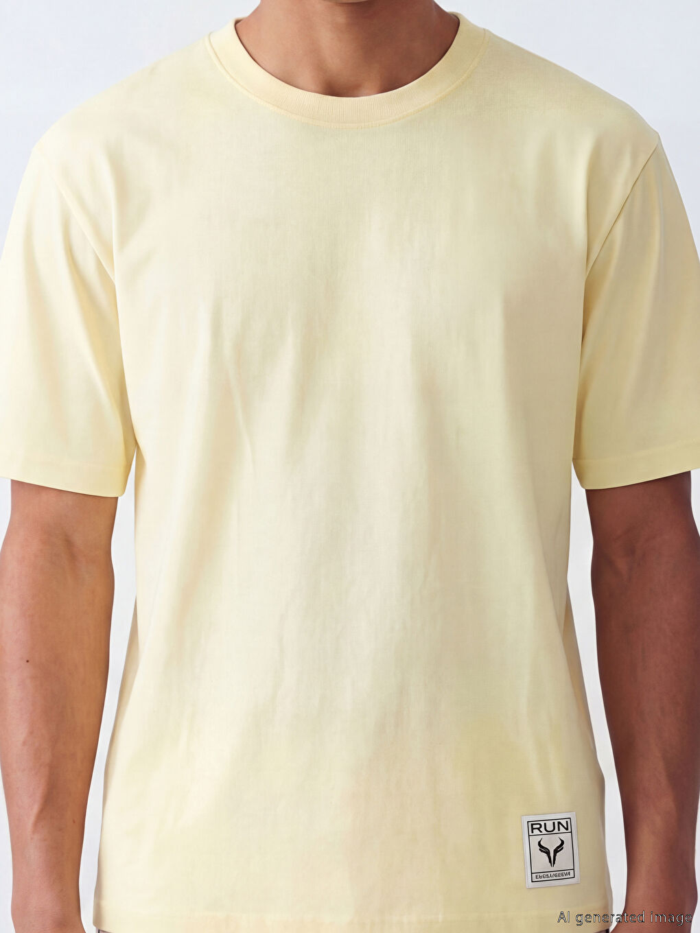 Crew Neck Men's Sports T-Shirt-2