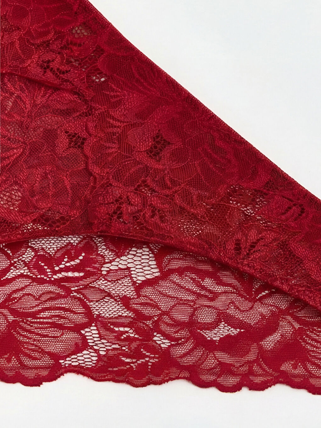 Bordo Dantelli Bikini Külot-2