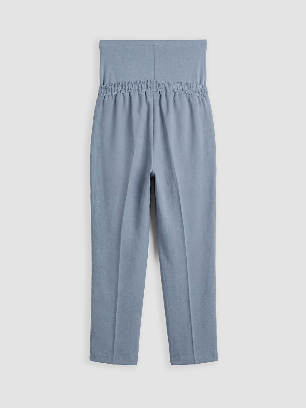 Elastic Waist Carrot Fit Maternity Trousers-4