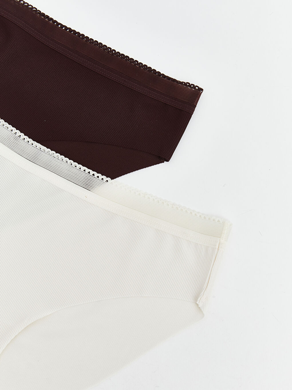 Pembe Lazer Kesim Bikini Külot 2'li-2