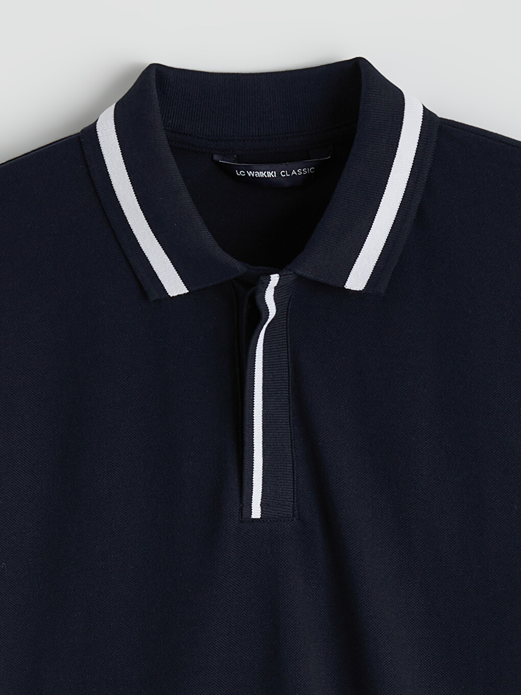 Polo Collar Pique Men's T-Shirt-5