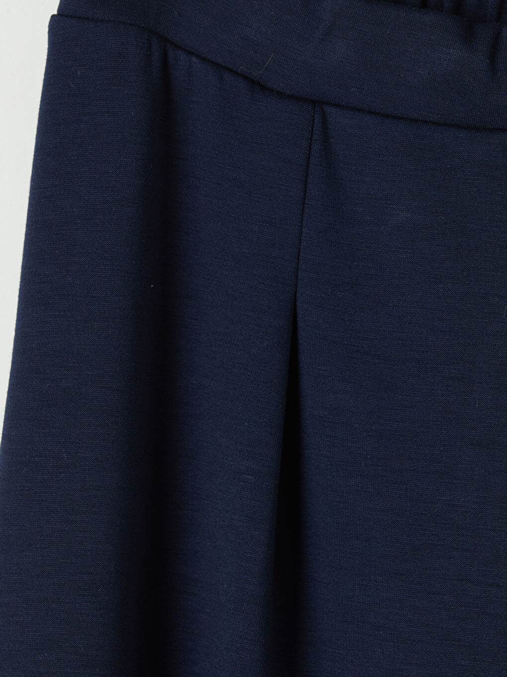 Lacivert Geniş Paça Pileli Kız Çocuk Eşofman Altı-2