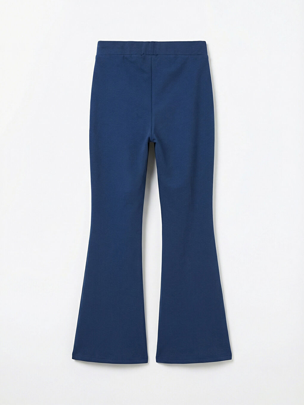 İndigo Beli Lastikli İspanyol Paça Kız Çocuk Tayt-1