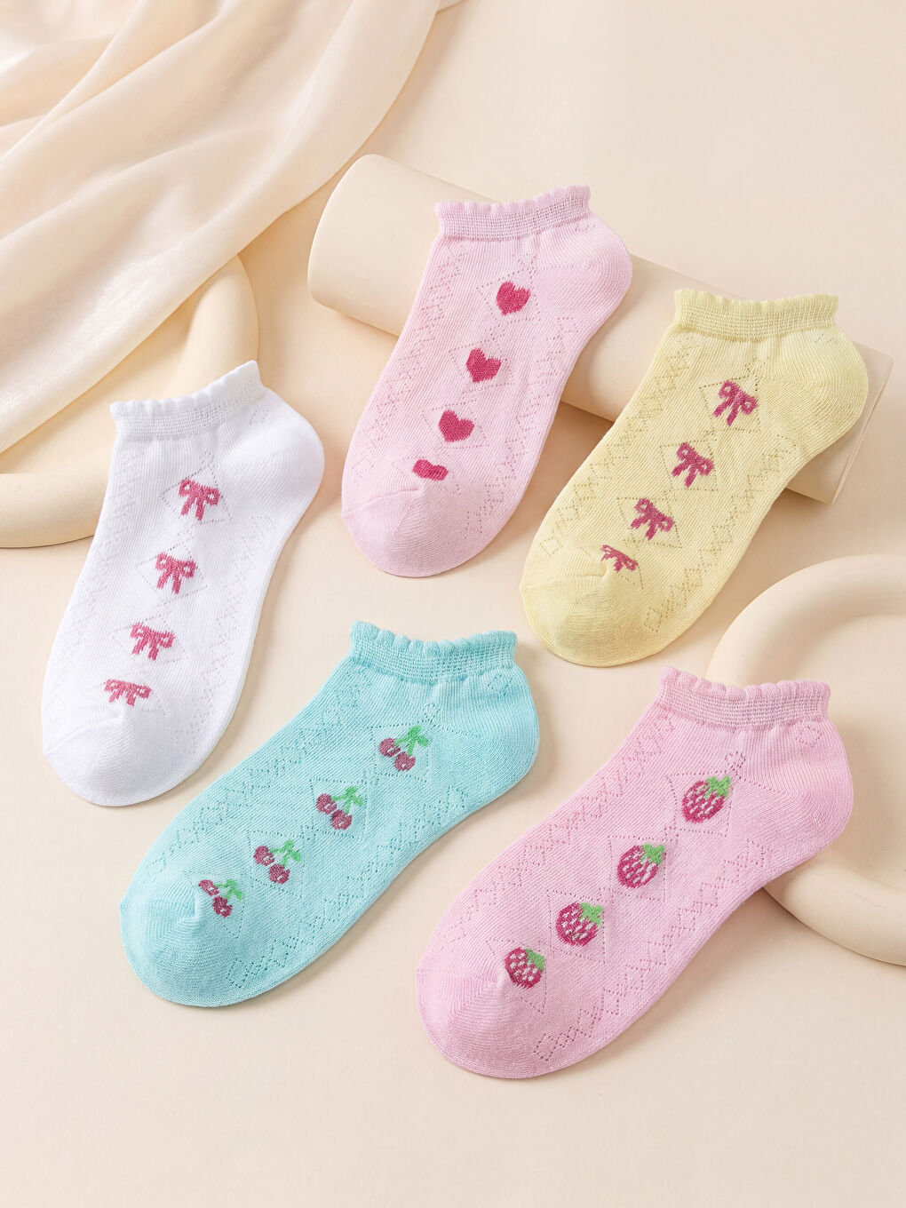Chaussettes d'entraînement BLANC Fille