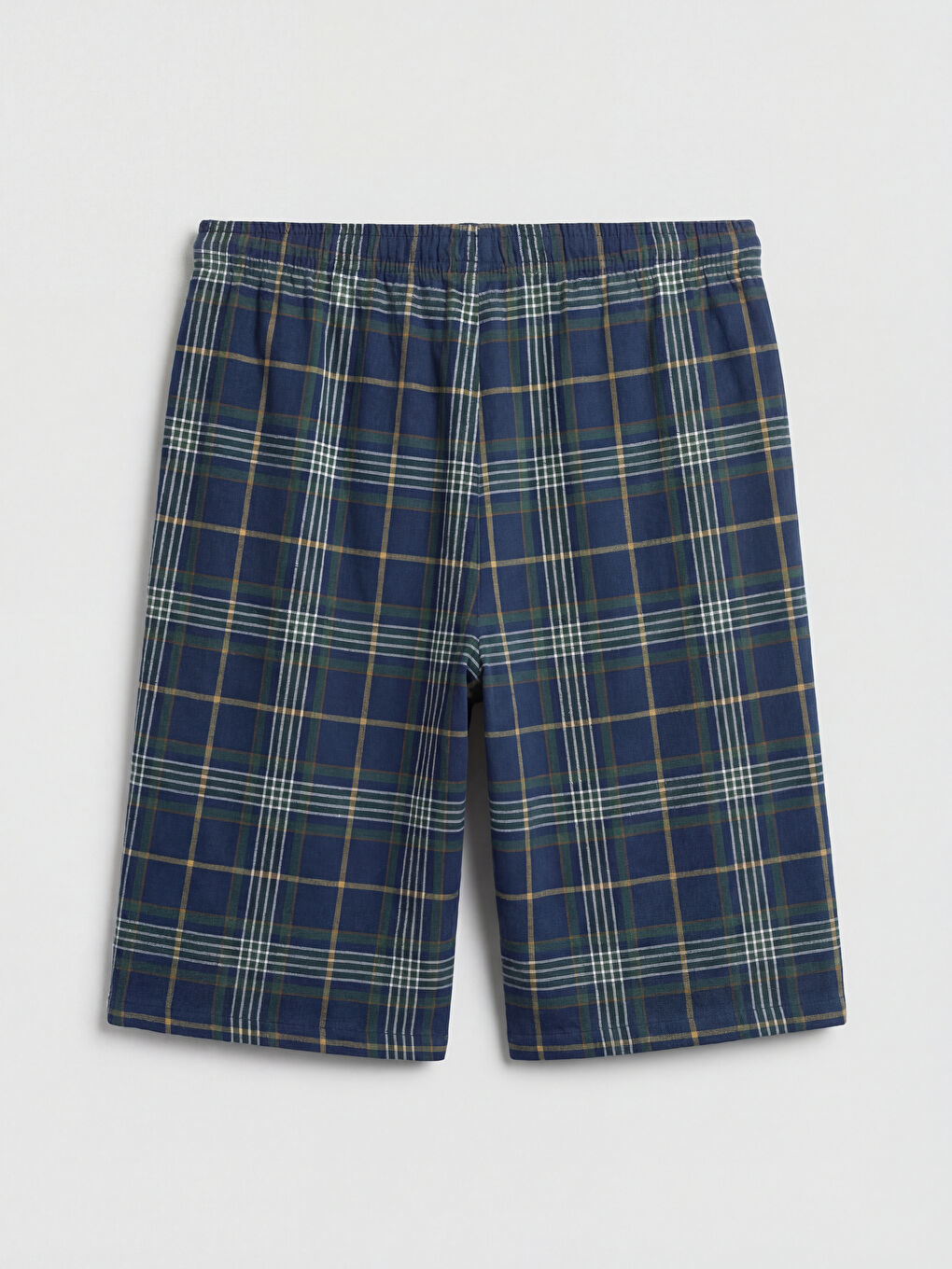 Plaid Men's Shortie Pyjama Set-4