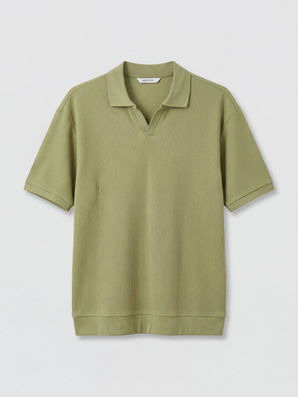 Yeşil Polo Yaka Erkek Tişört