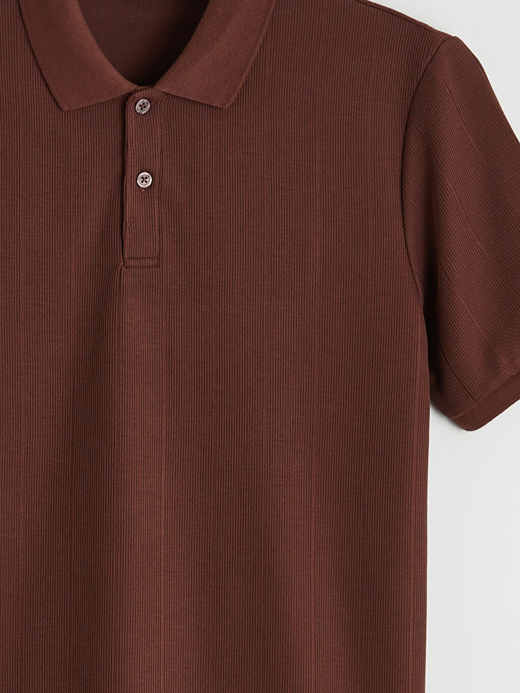 Bordo Polo Yaka Erkek Tişört-2