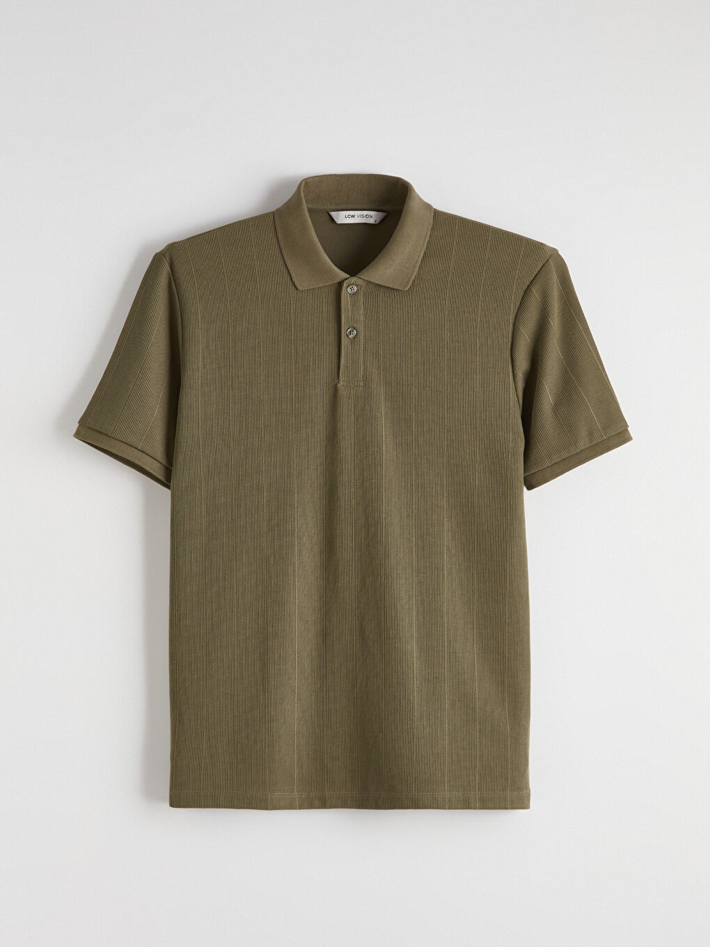 Haki Polo Yaka Erkek Tişört