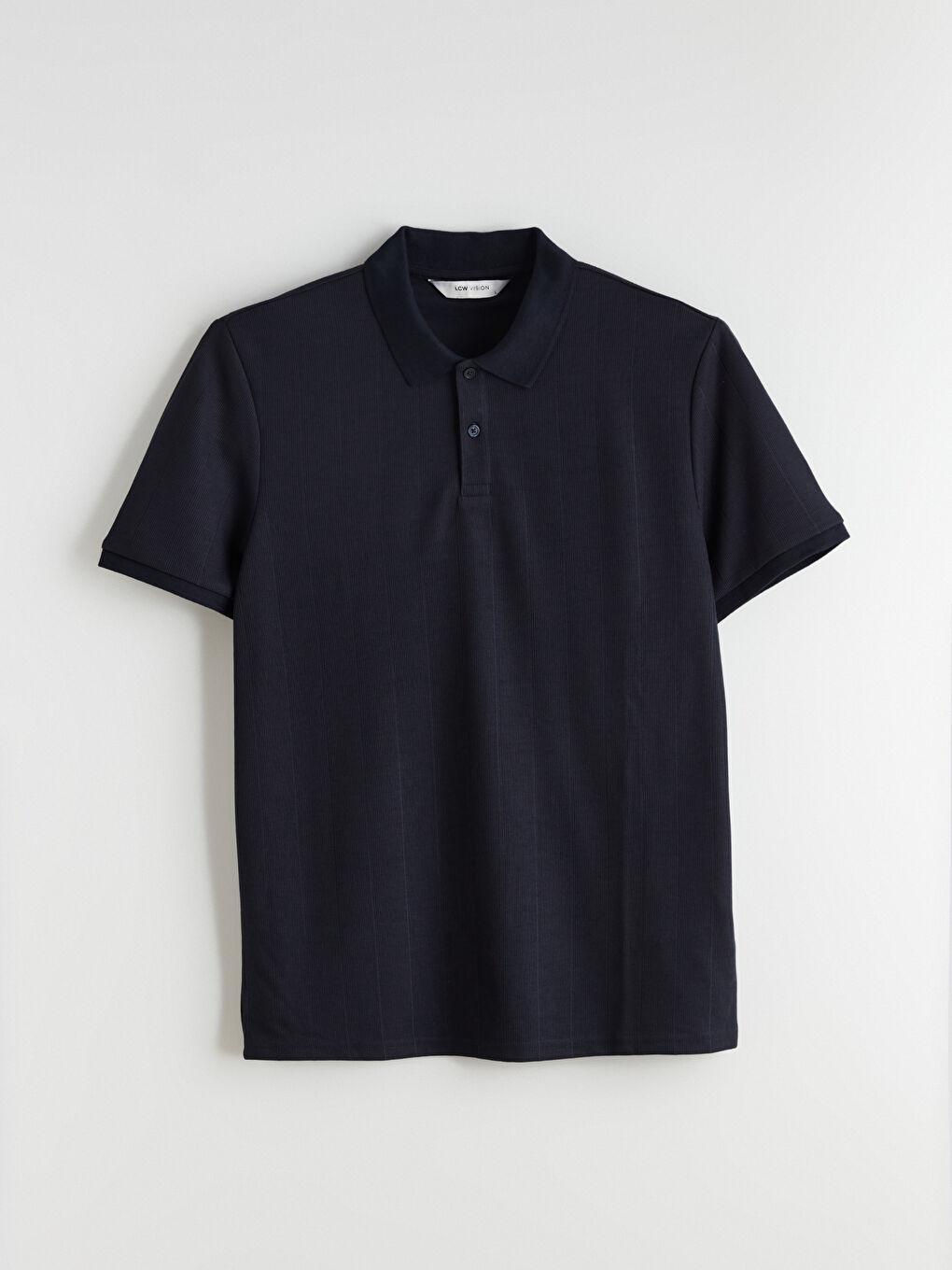 Lacivert Polo Yaka Erkek Tişört-4