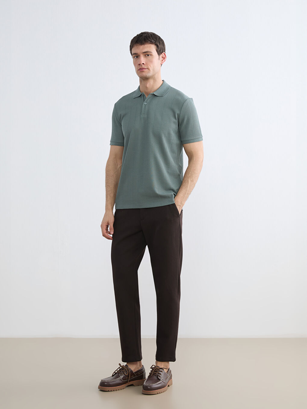 تي شيرت رجالي بياقة بولو-1