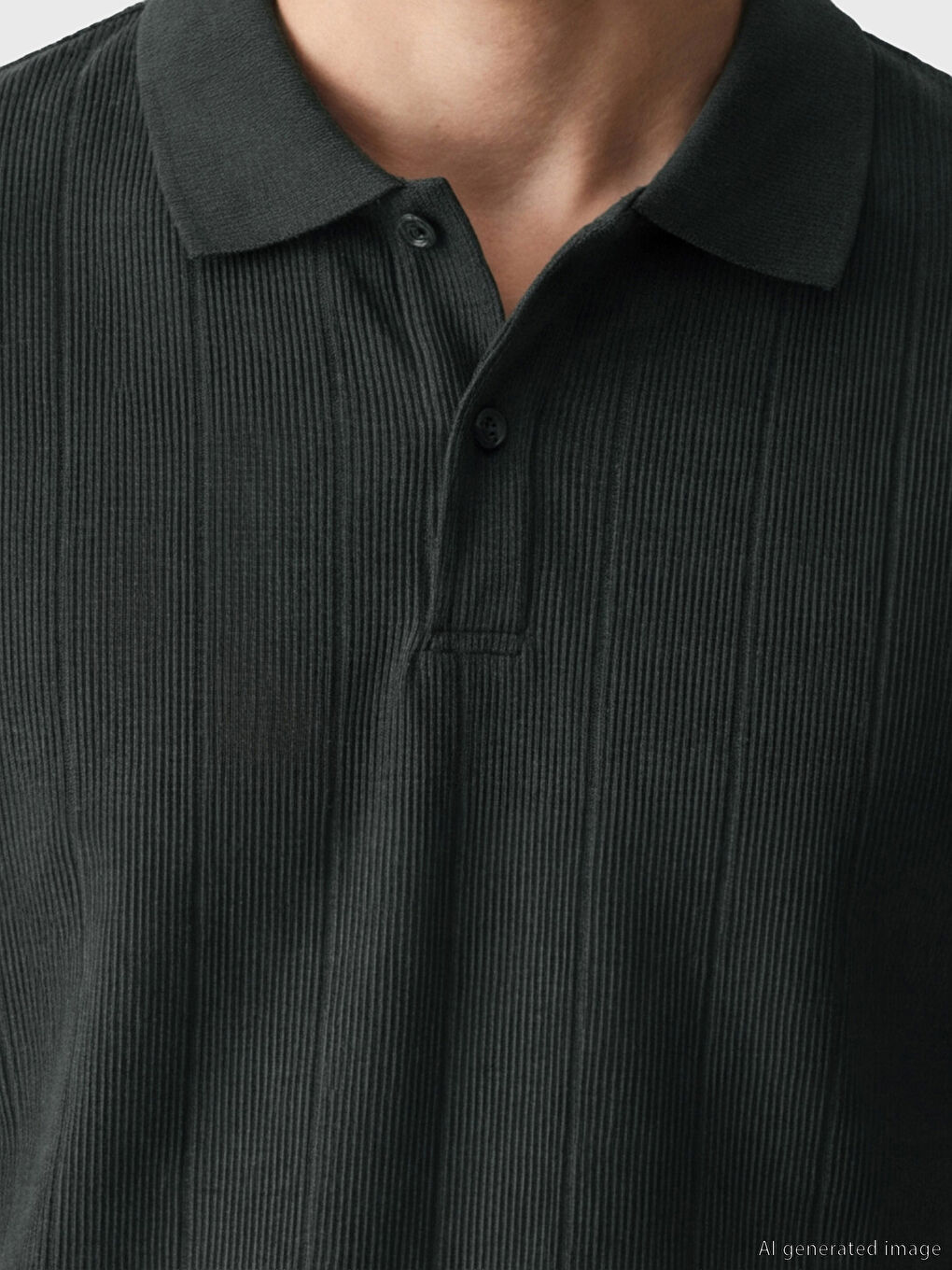 Polo Collar Men's T-Shirt-2