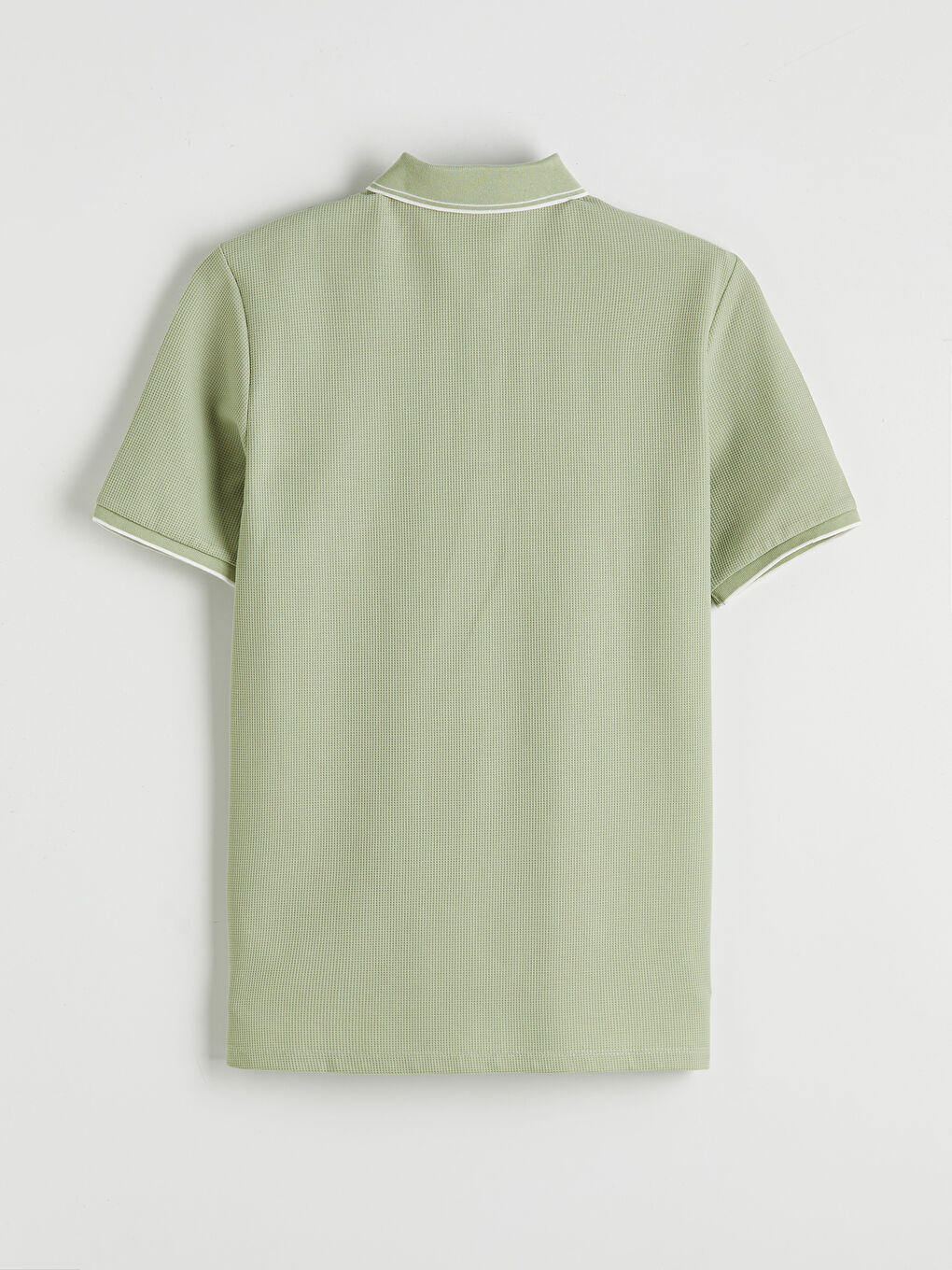 Yeşil Polo Yaka Erkek Tişört-1