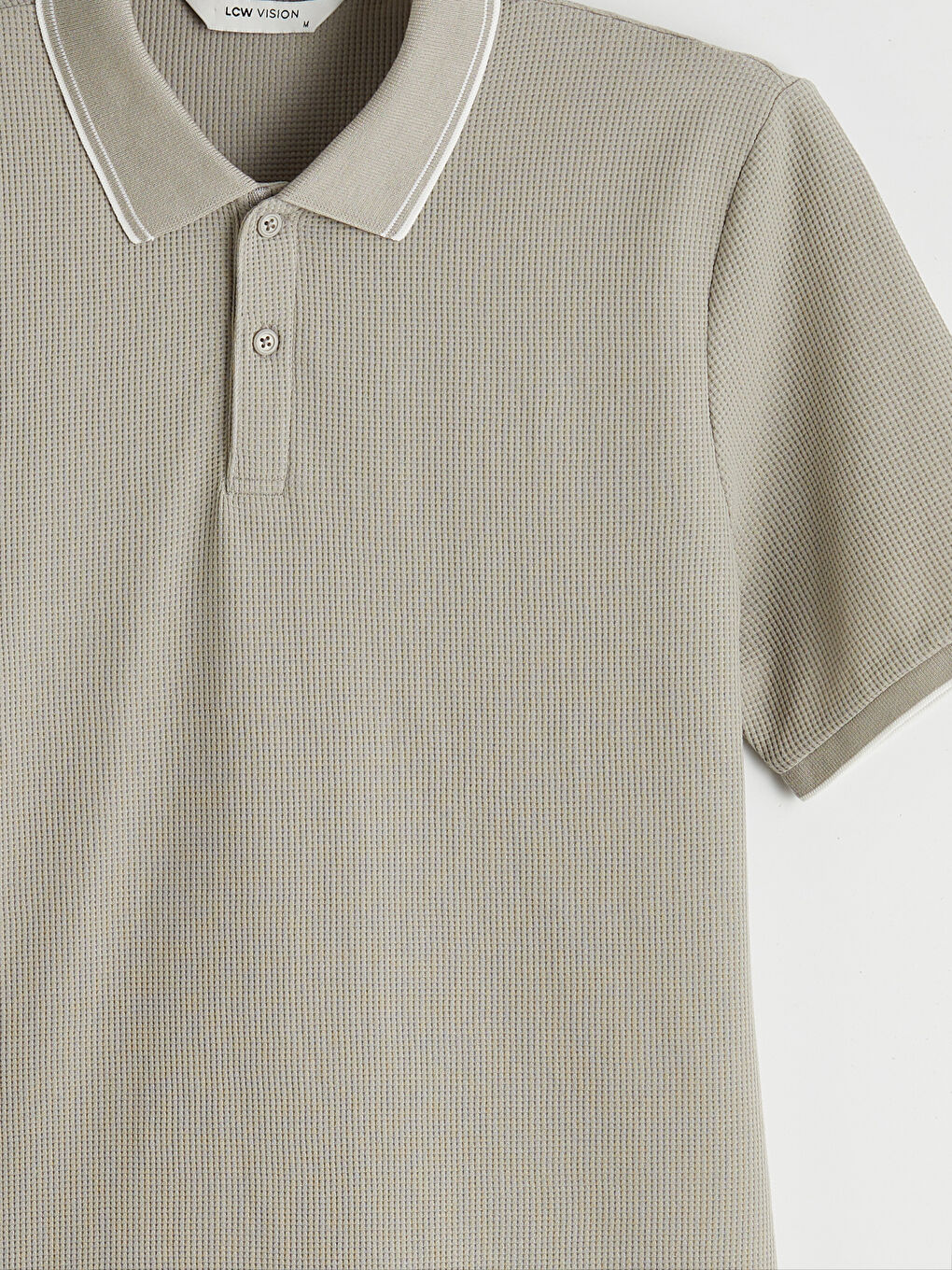 Kahverengi Polo Yaka Erkek Tişört-6