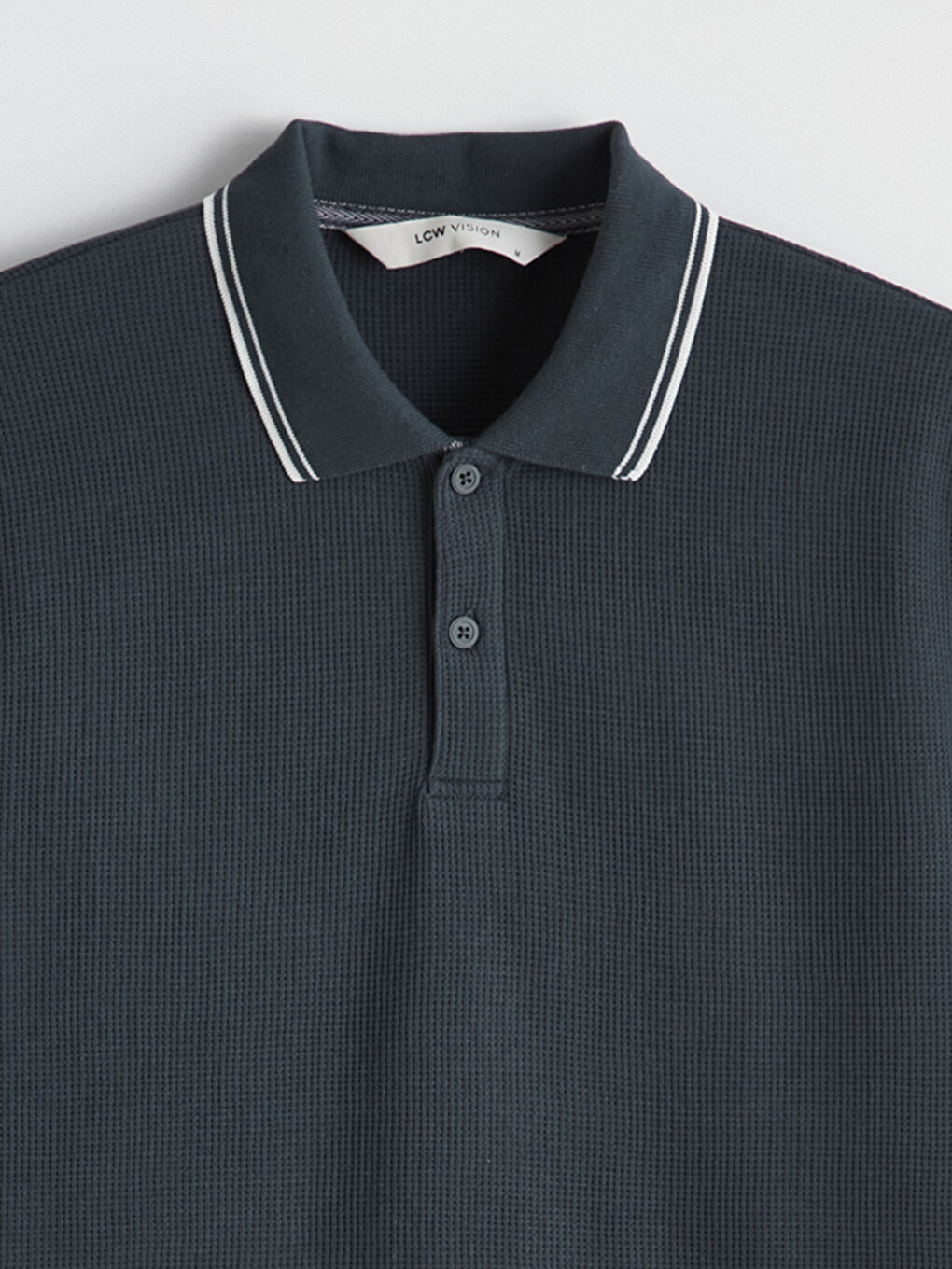 Yeşil Polo Yaka Erkek Tişört-1