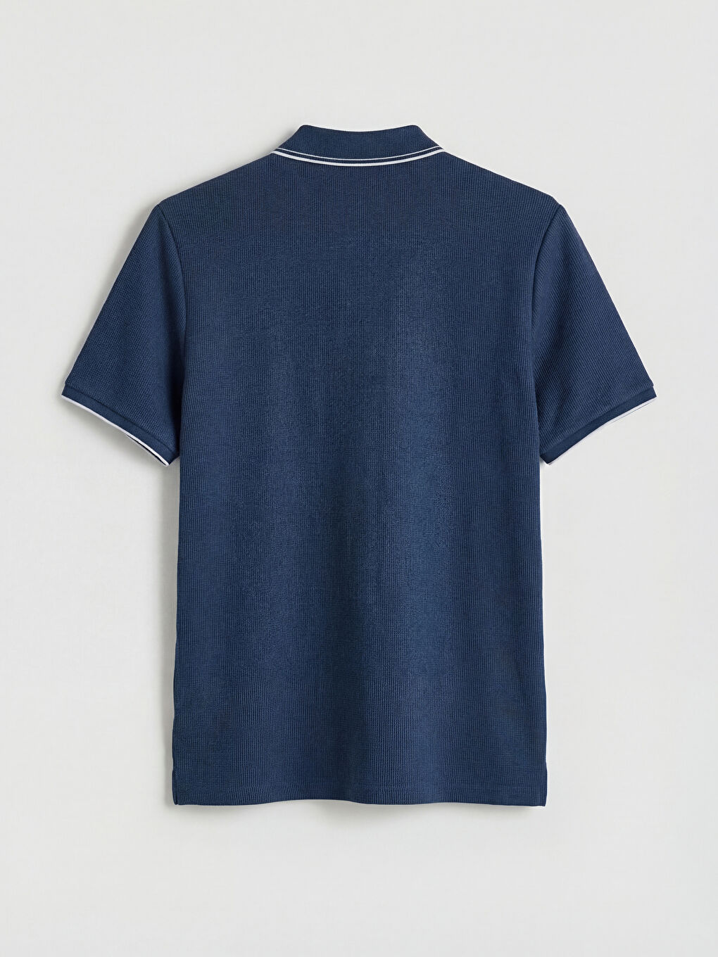 İndigo Polo Yaka Erkek Tişört-1