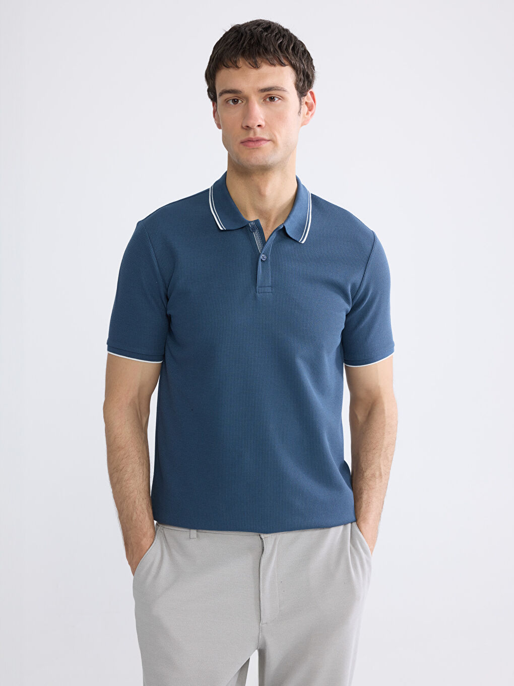 Men's Polo Neck T-Shirt