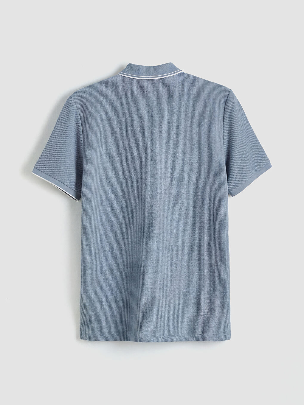 İndigo Polo Yaka Erkek Tişört-1