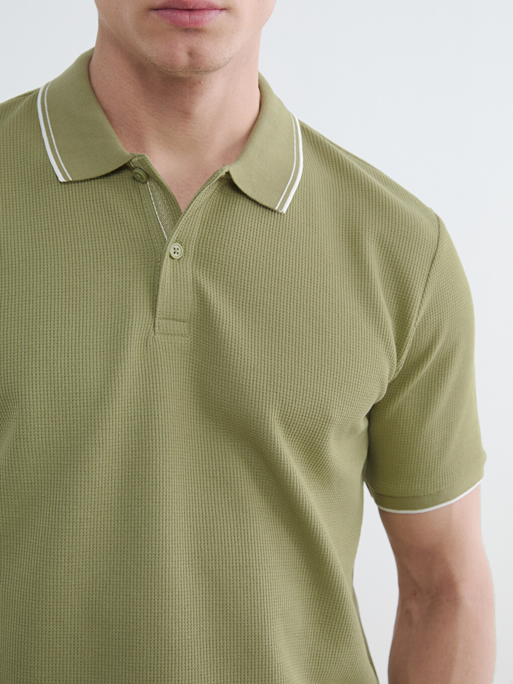 Polo Collar Men's T-shirt-2