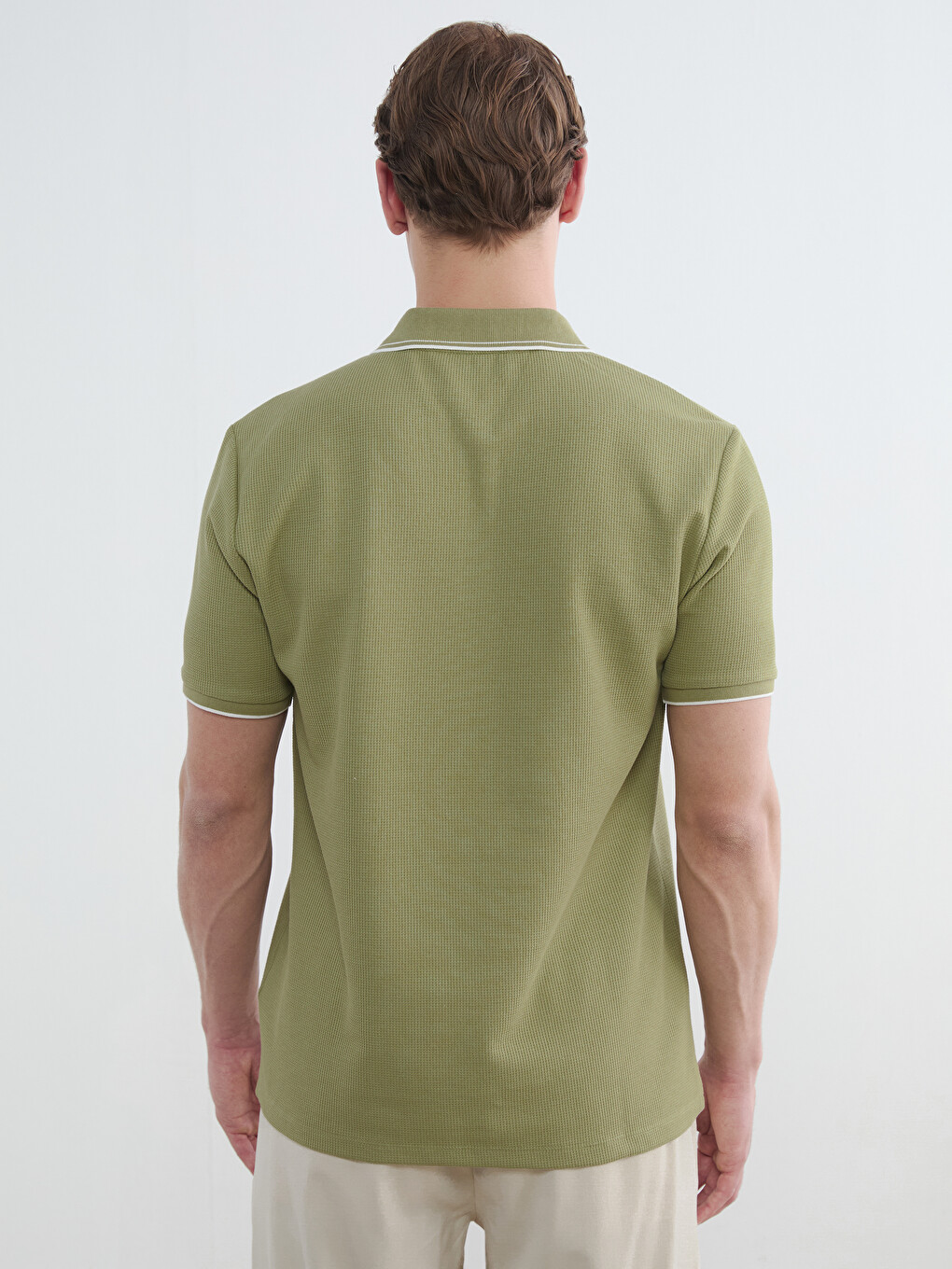 Polo Collar Men's T-shirt-3