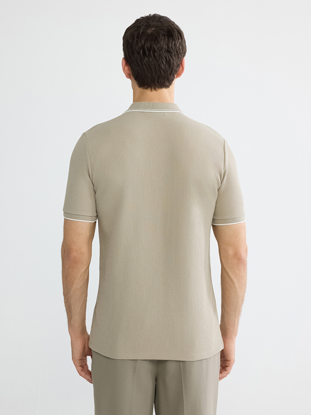 Polo Collar Men's T-shirt-3