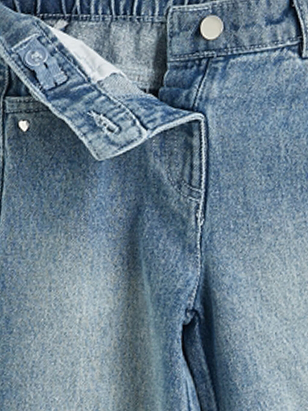 გოგონა მუქი ლურჯი ჯინსი-1