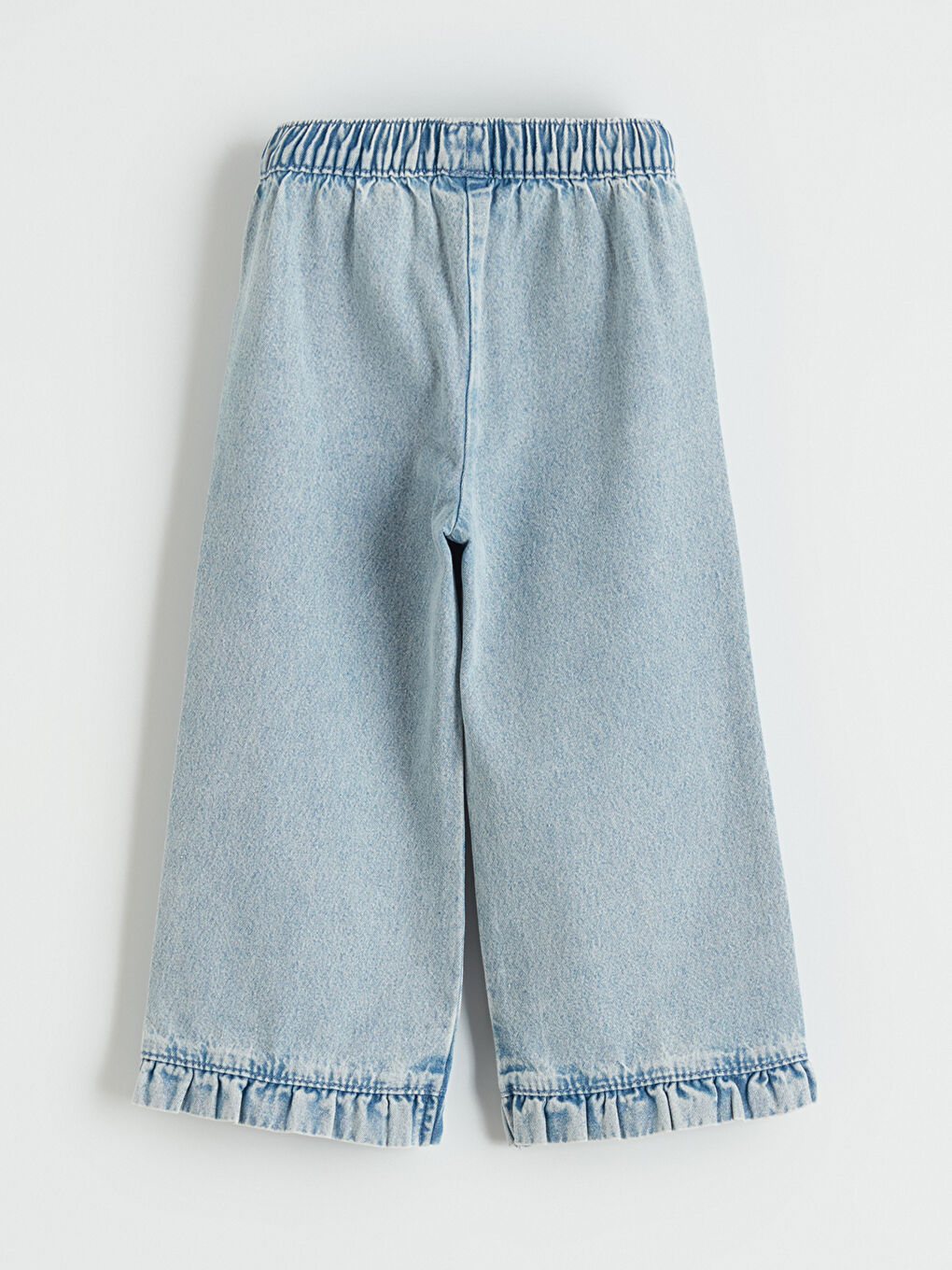 Devojačke farmerke sa elastičnim pojasom-2