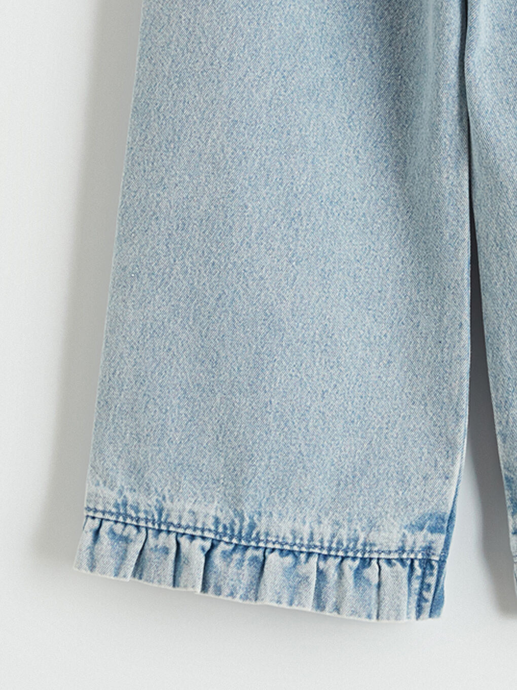 Devojačke farmerke sa elastičnim pojasom-1