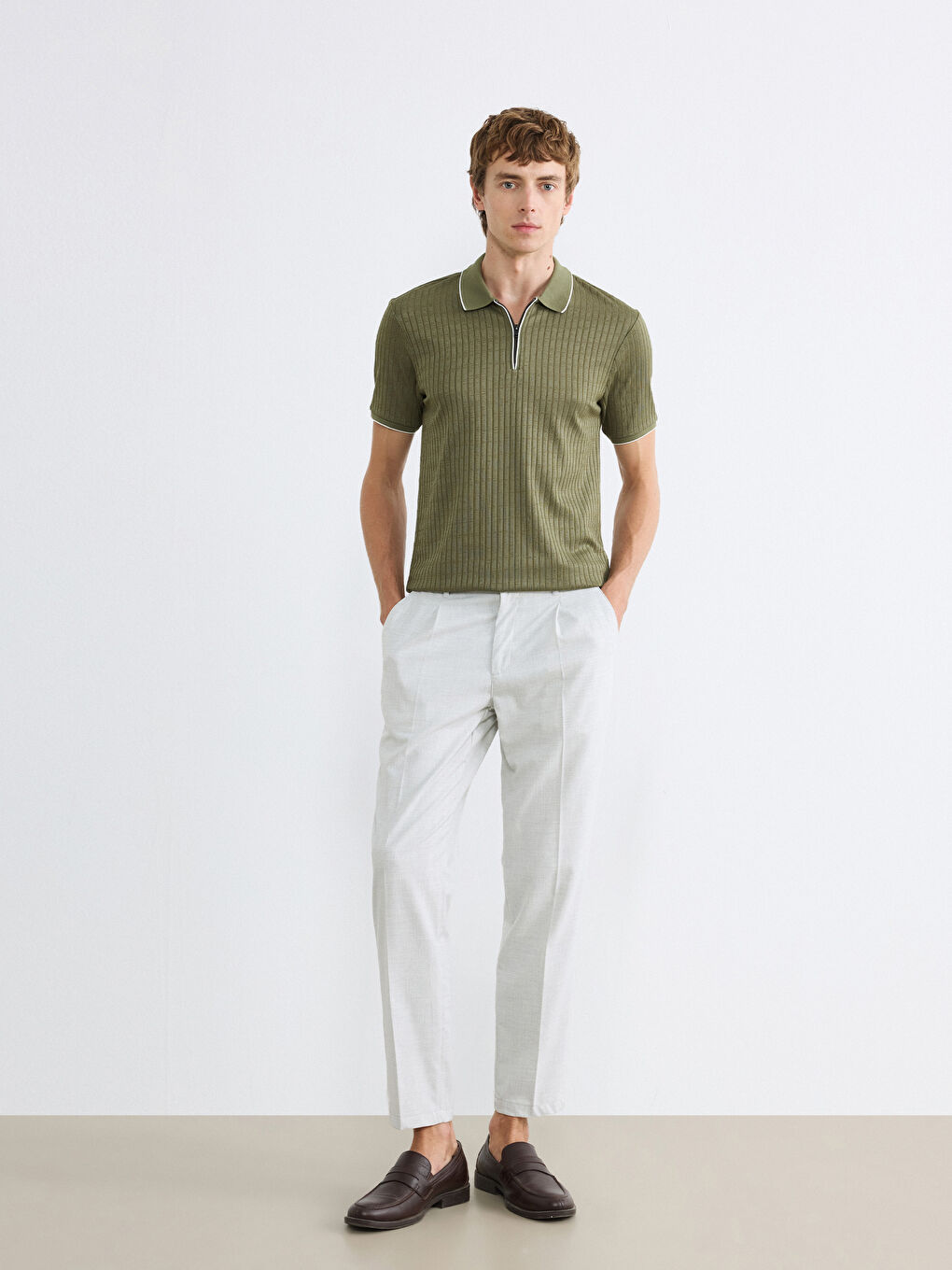 Muškarac TAMNO ZELENA Majica kratkih rukava-1