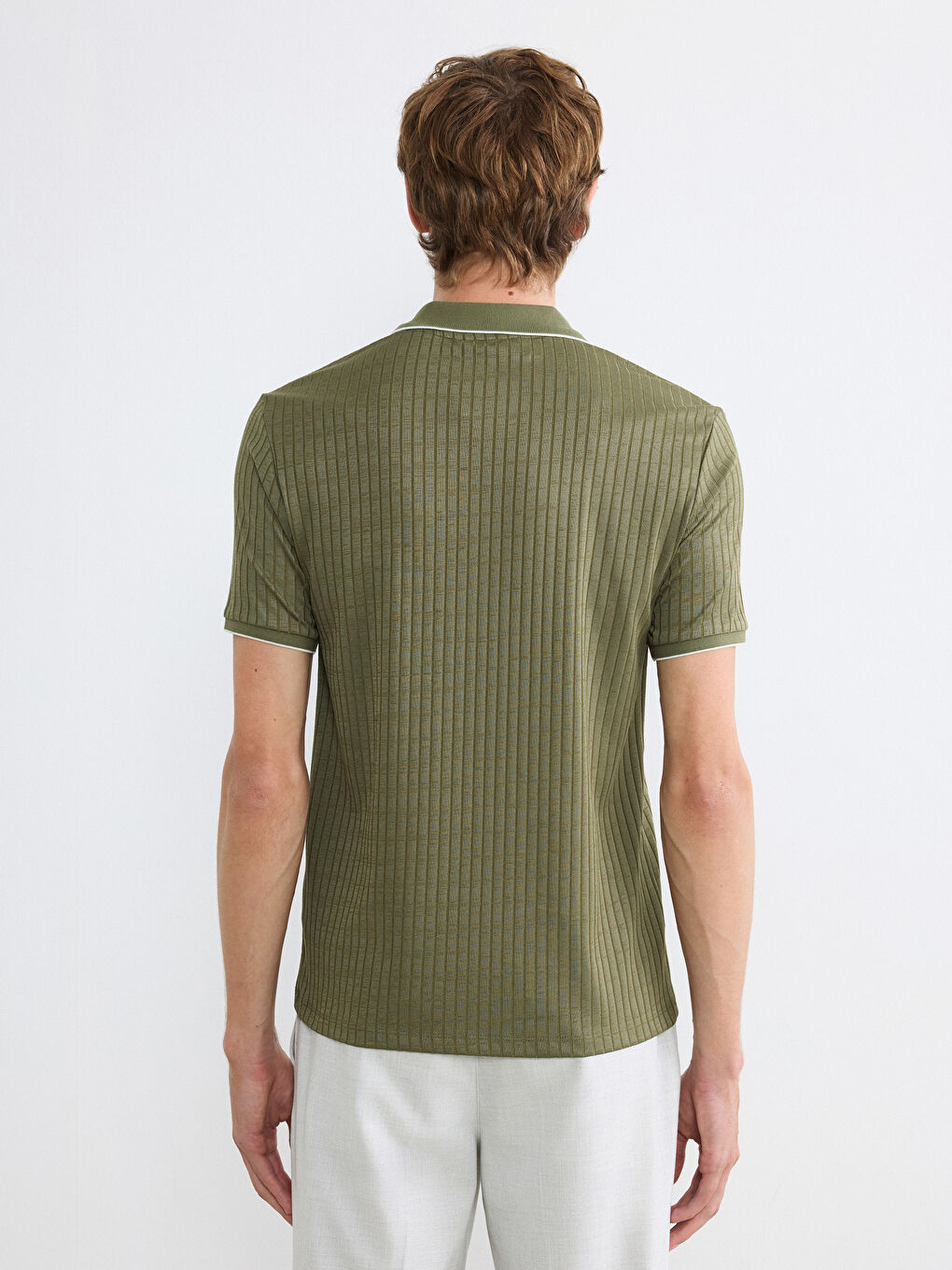 Muškarac TAMNO ZELENA Majica kratkih rukava-3