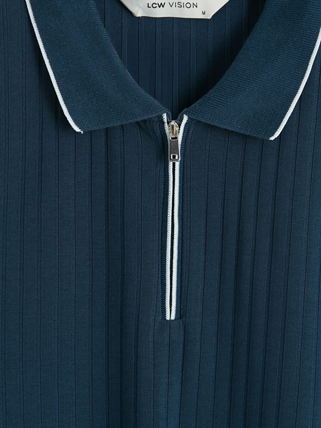 İndigo Polo Yaka Erkek Tişört-2