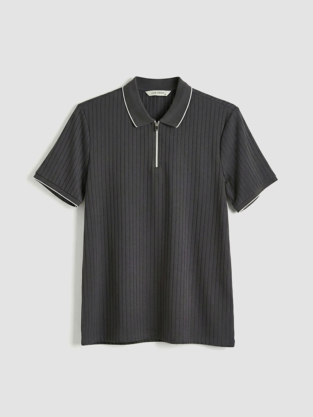 Antrasit Polo Yaka Erkek Tişört