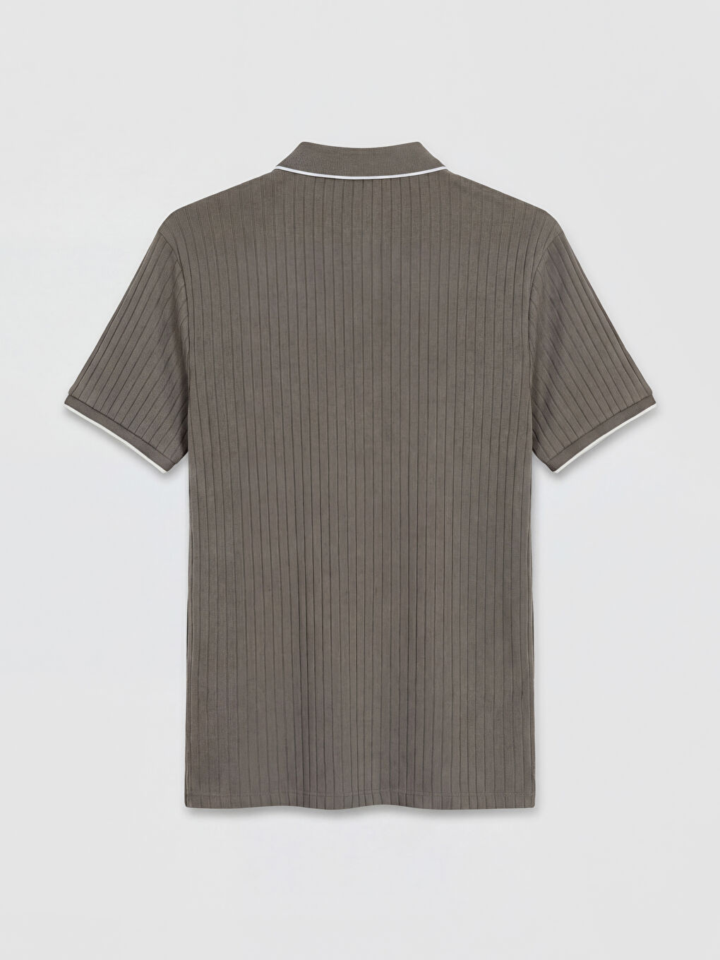 Haki Polo Yaka Erkek Tişört-1