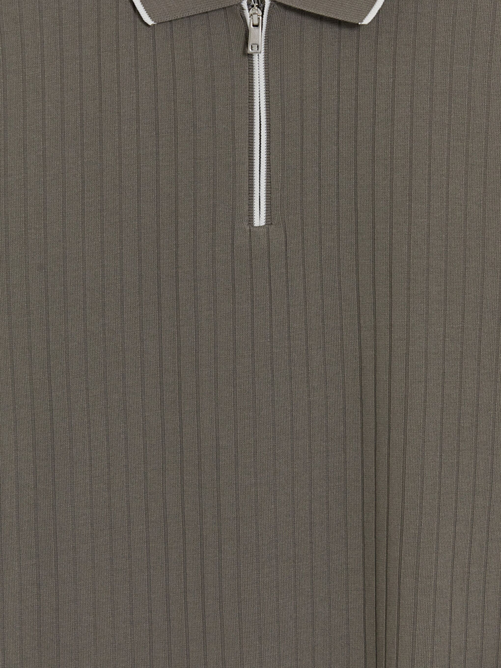 Haki Polo Yaka Erkek Tişört-2