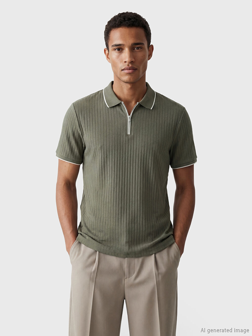 Man KHAKI T-Shirt