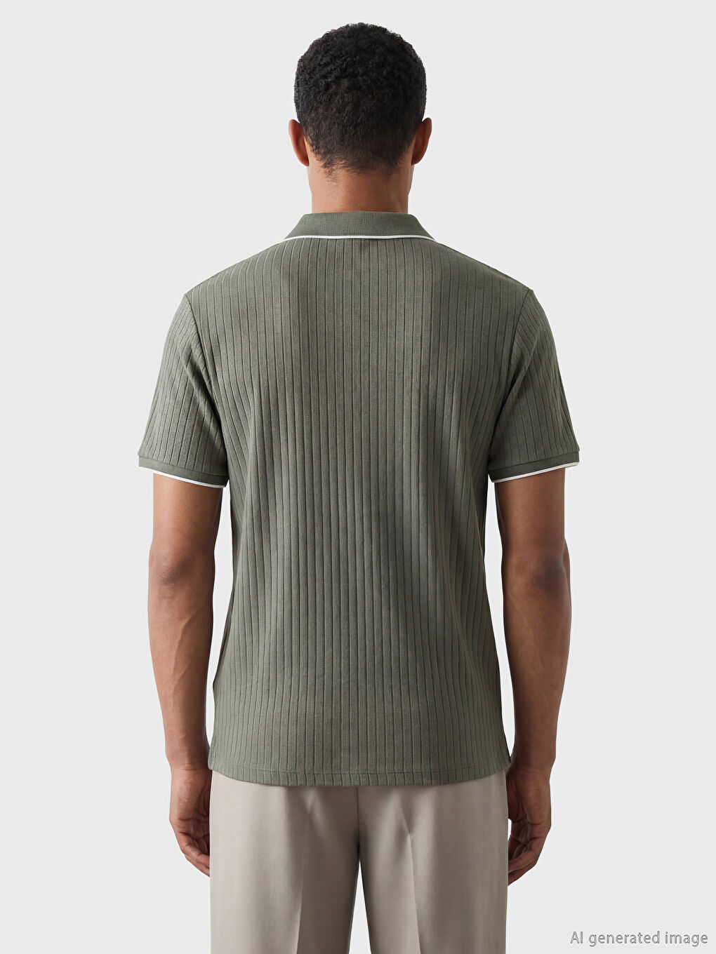Man KHAKI T-Shirt-2