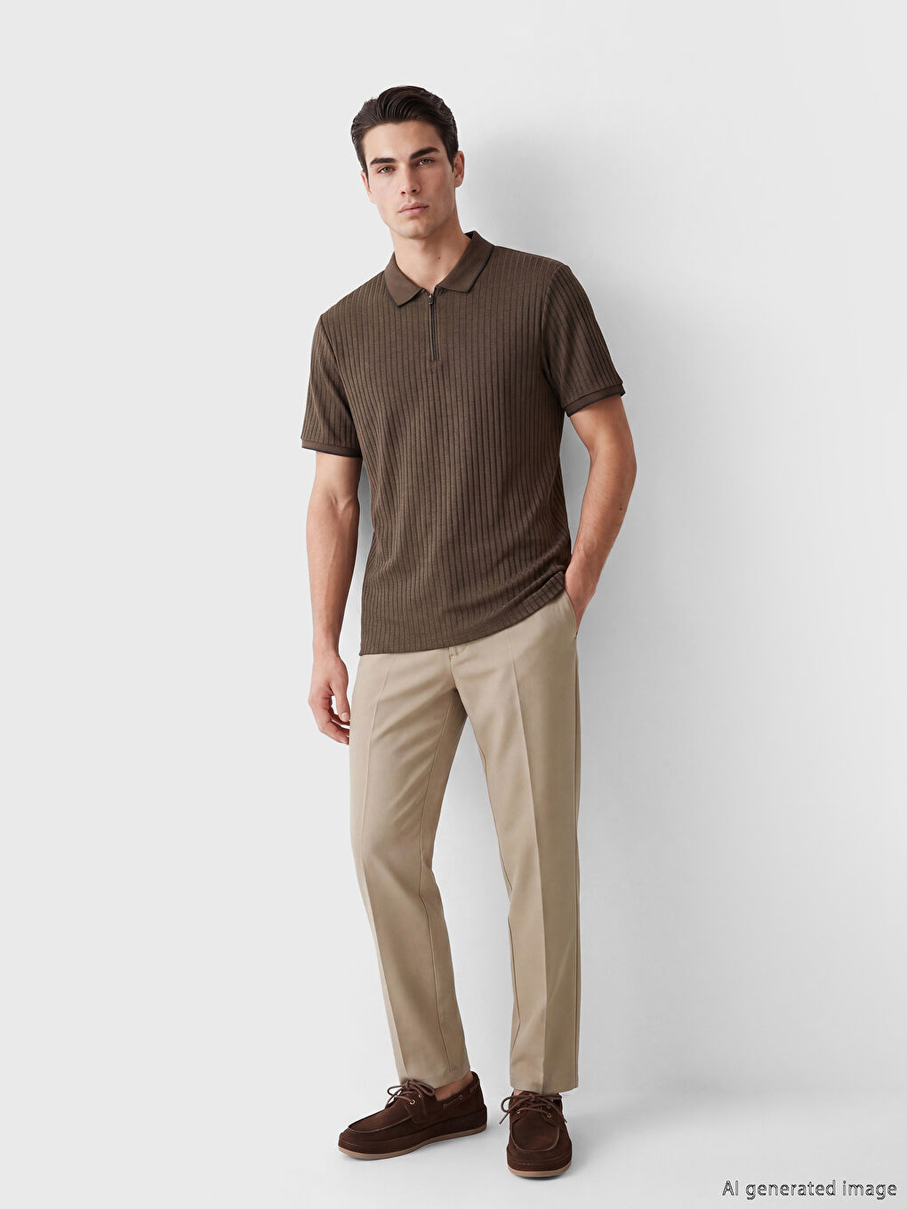 T-Shirt mit Polokragen für Herren-1