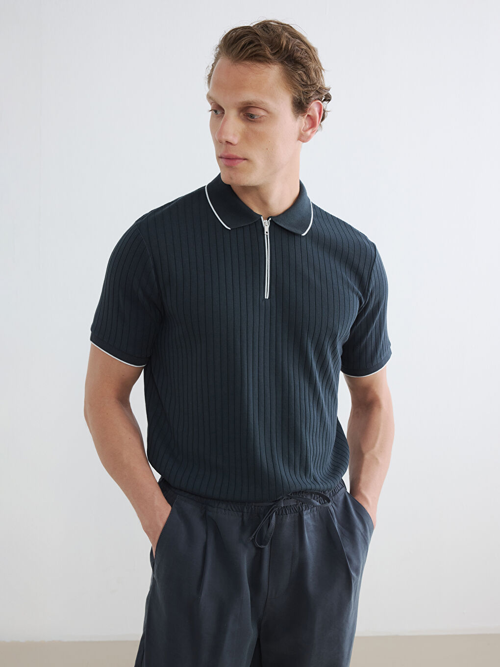 Polo Collar Men's T-Shirt