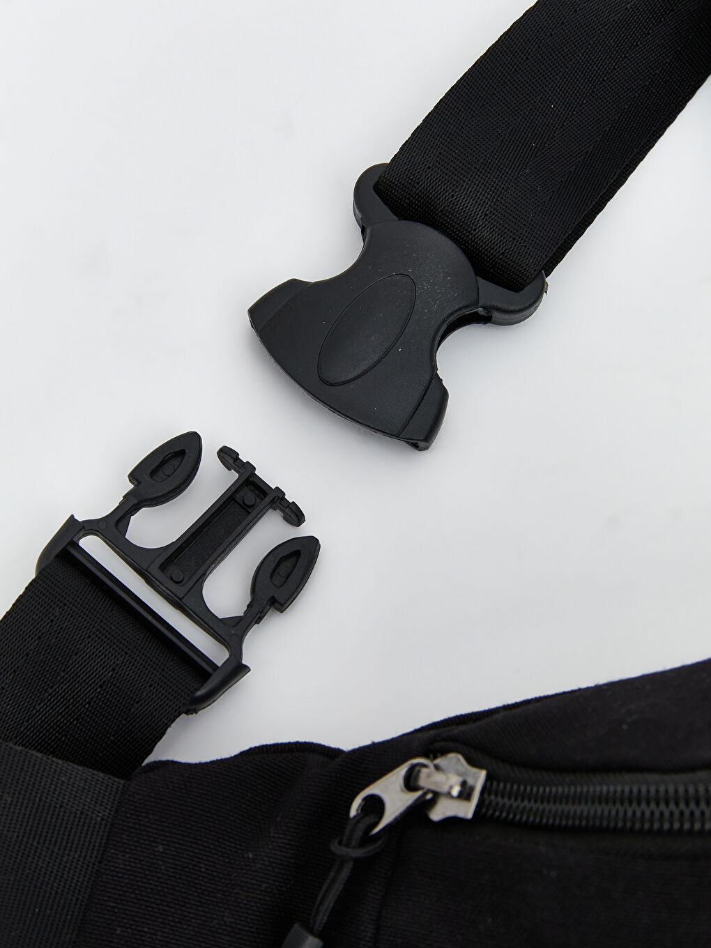 Siyah Baskılı Erkek Bel Çantası-1